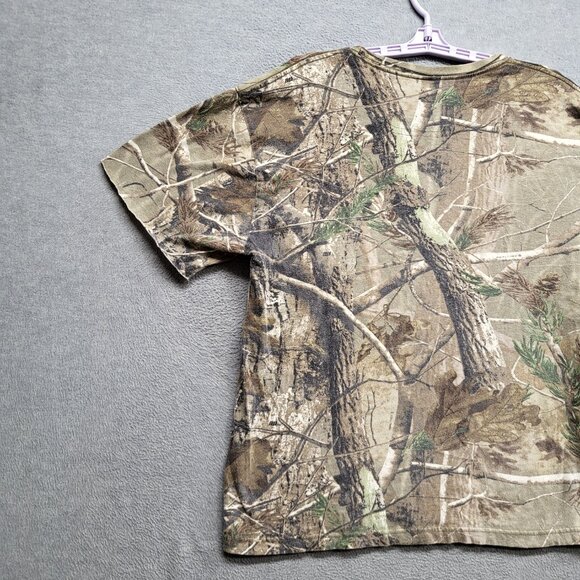 Code 5 Men Shirt Large Camo Mossy Oak Winchester Ammunition Short Sleeve‎ Tee - Picture 9 of 9